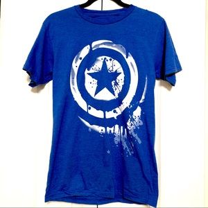 EUC Marvel Blue T-Shirt